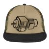 Flat Bill Snapback Trucker Cap Thumbnail