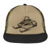 Flat Bill Snapback Trucker Cap Thumbnail