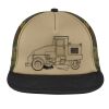 Flat Bill Snapback Trucker Cap Thumbnail