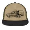 Flat Bill Snapback Trucker Cap Thumbnail
