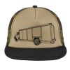 Flat Bill Snapback Trucker Cap Thumbnail