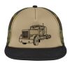 Flat Bill Snapback Trucker Cap Thumbnail
