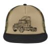 Flat Bill Snapback Trucker Cap Thumbnail