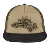 Flat Bill Snapback Trucker Cap Thumbnail