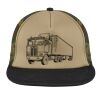 Flat Bill Snapback Trucker Cap Thumbnail
