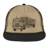 Flat Bill Snapback Trucker Cap Thumbnail