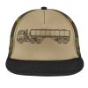 Flat Bill Snapback Trucker Cap Thumbnail