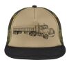 Flat Bill Snapback Trucker Cap Thumbnail