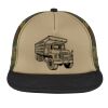 Flat Bill Snapback Trucker Cap Thumbnail