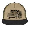 Flat Bill Snapback Trucker Cap Thumbnail