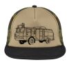 Flat Bill Snapback Trucker Cap Thumbnail