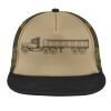 Flat Bill Snapback Trucker Cap Thumbnail