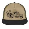 Flat Bill Snapback Trucker Cap Thumbnail
