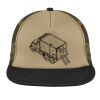 Flat Bill Snapback Trucker Cap Thumbnail