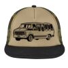 Flat Bill Snapback Trucker Cap Thumbnail