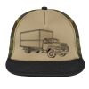 Flat Bill Snapback Trucker Cap Thumbnail