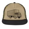 Flat Bill Snapback Trucker Cap Thumbnail