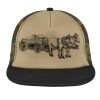 Flat Bill Snapback Trucker Cap Thumbnail