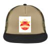 Flat Bill Snapback Trucker Cap Thumbnail