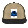 Flat Bill Snapback Trucker Cap Thumbnail