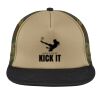 Flat Bill Snapback Trucker Cap Thumbnail